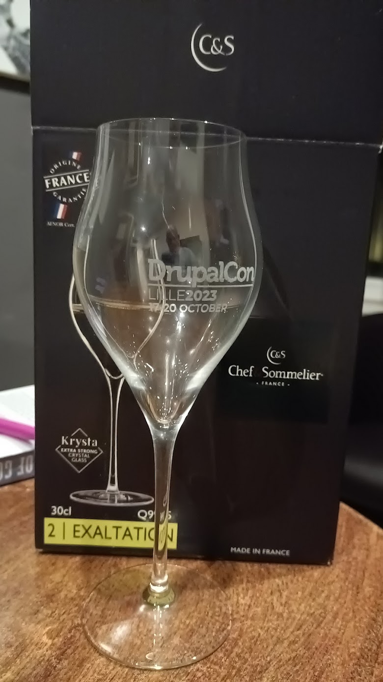 Second prize wine glass