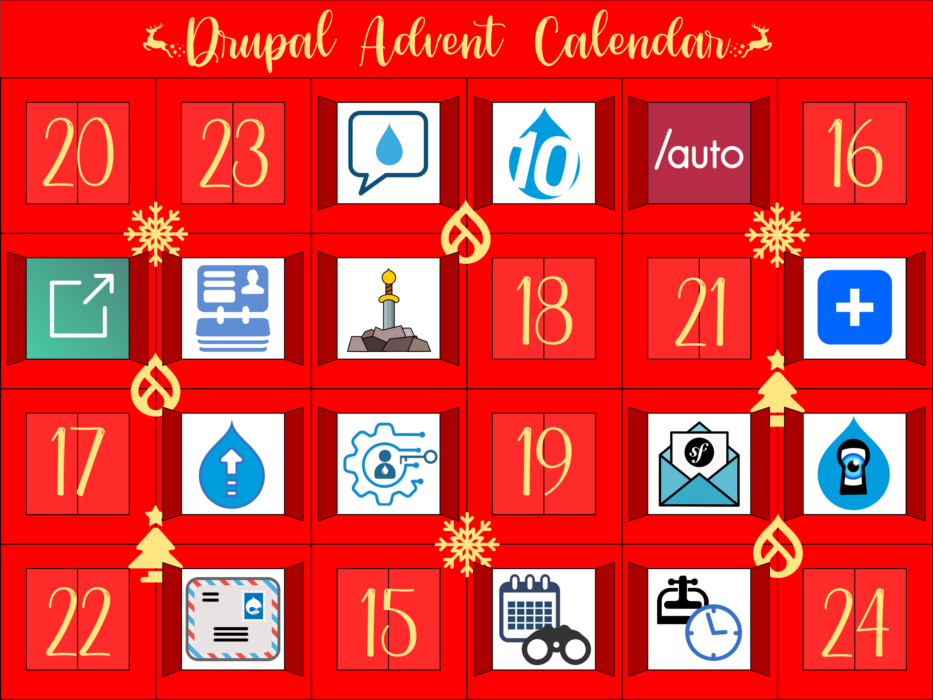 Drupal Advent Calender day 10 featuring Drupal 10.