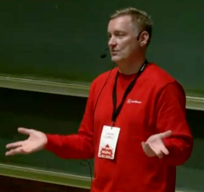 Dr Christoph Breidert presenting