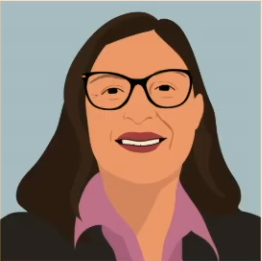 Drawing of Julia Topliss