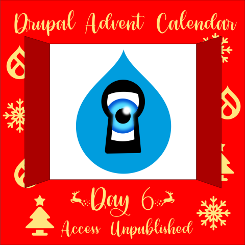 Advent Calendar door 6 containing the Access Unpublished module