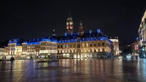 Lille at night