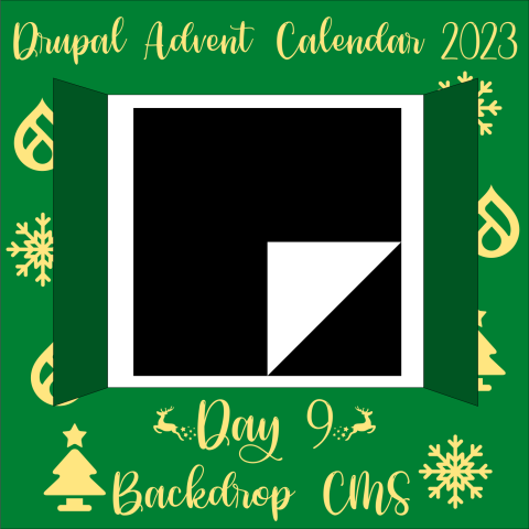 LostCarPark Drupal Blog: Drupal Advent Calendar day 9 - Backdrop