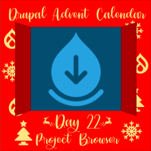 Advent Calendar door 22 opens to reveal the Project Browser logo
