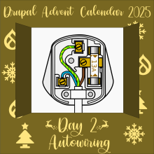 Door 2 containing a UK plug representing autowiring