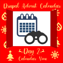 Advent Calendar door 2 containing Calendar View icon